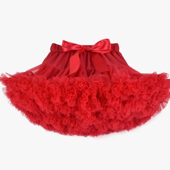 Red and Pink Girls Tutu Costume Skirts 2 Bundle Sz Sm - Picture 8 of 12